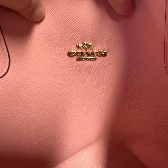 Coach Floral Pink and Brown Reversible Tote Bag - Picture 7 of 16